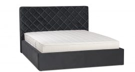 pat, pat modern, pat cu lada, pat cu somiera metalica, pat de calitate, mobilier premium, pat boxspring